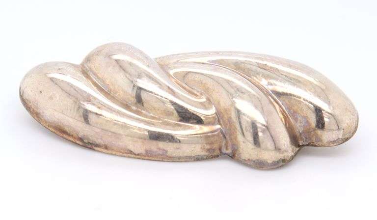 Vintage 925 Sterling Silver Mexico Brooch Pin