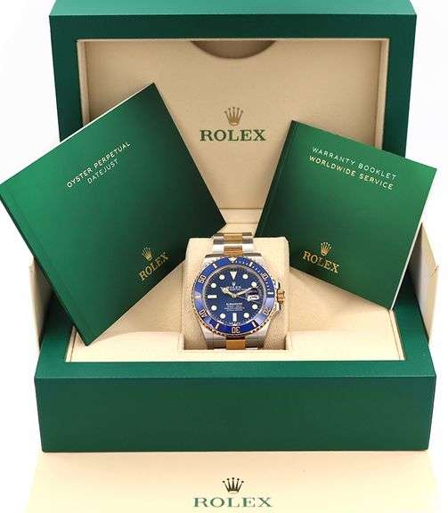 Rolex Submariner Two-Tone 126613, 41mm, Ceramic Bezel, 18K & Steel W/ Box