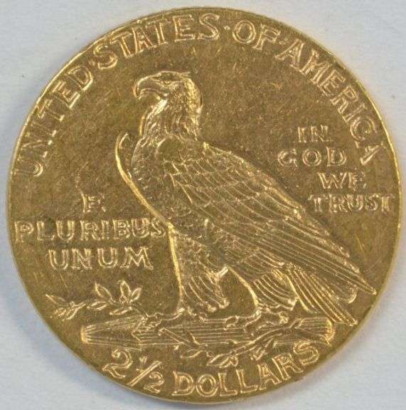 Lovely 1909 US $2.50 Indian Gold Piece. Better date