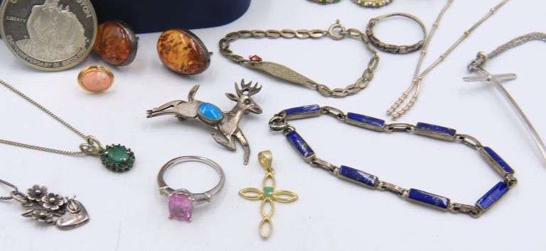 Group lot of Vintage Sterling Silver Jewelry