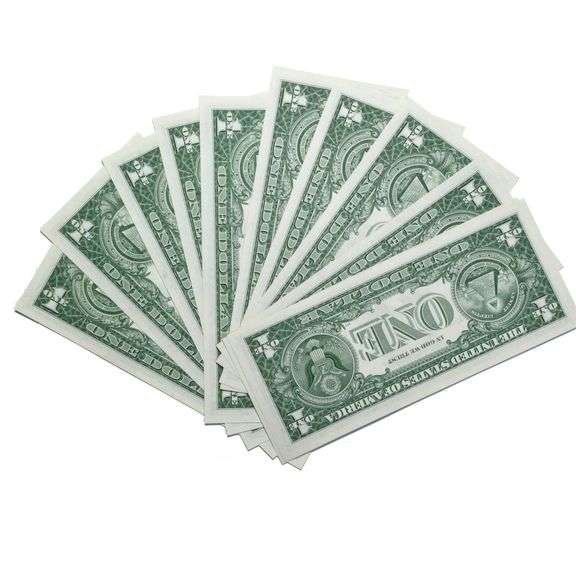 6 & 5 Consecutive CH CU 1957 B $1 Silver Certificates