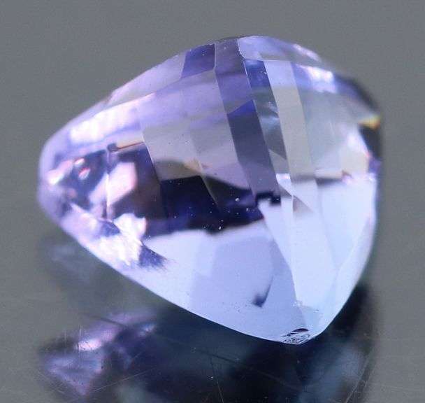 High fire 1.30ct trillion cut Tanzanite