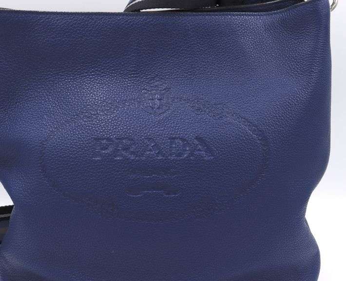 Prada Bucket Vitello Phenix Calfskin Shoulder Bag