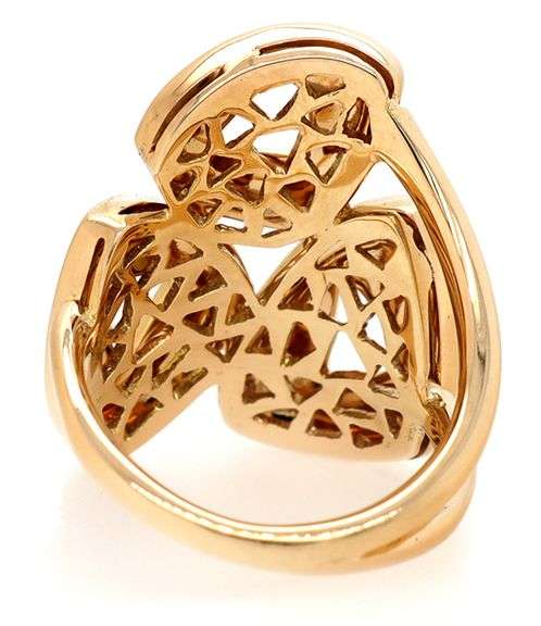 Mattioli Polished Freeform Ring in 18K