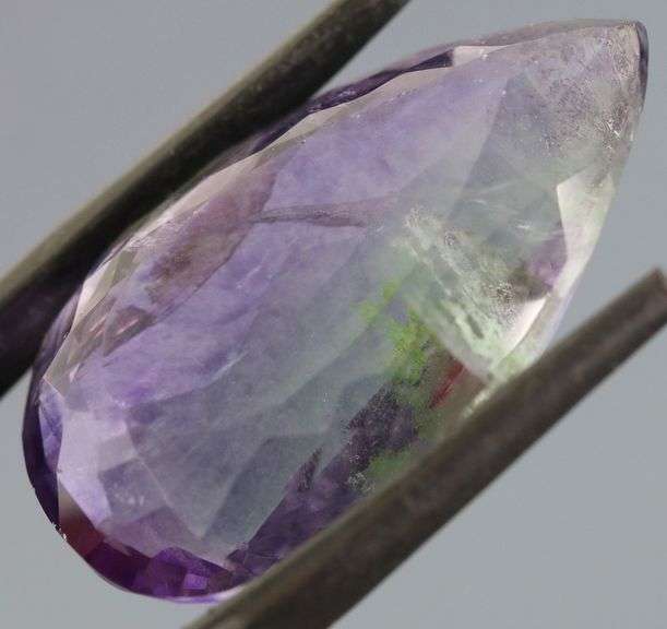 Huge! 43.95ct blended color violet green Fluorite