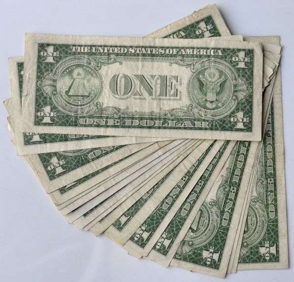 19 Various $1 Silver Certificates 1935 and 1957 Series