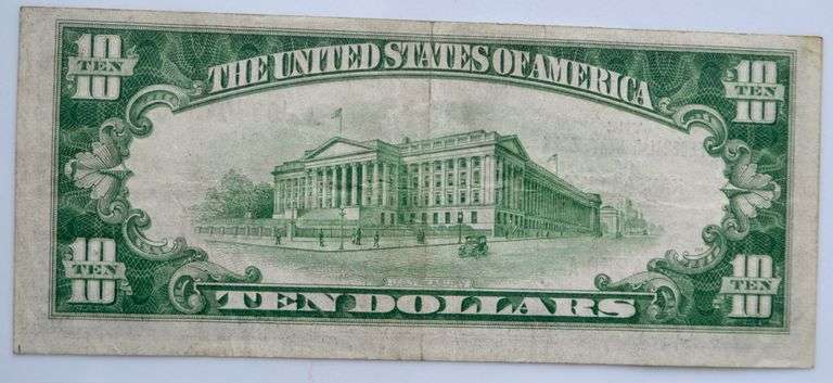 $10 1929 Series Kansas City Mo National  Currency Note