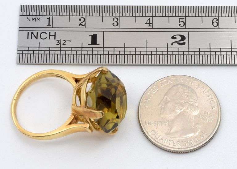 Bold Smokey Quartz Ring