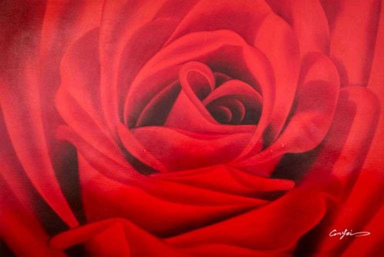 BEAUTIFUL HAND PAINTED OIL PAINTING ON CANVAS