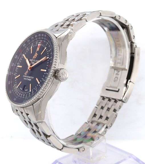Breitling Navitimer A17326, 41mm, Black Dial, Stainless Steel