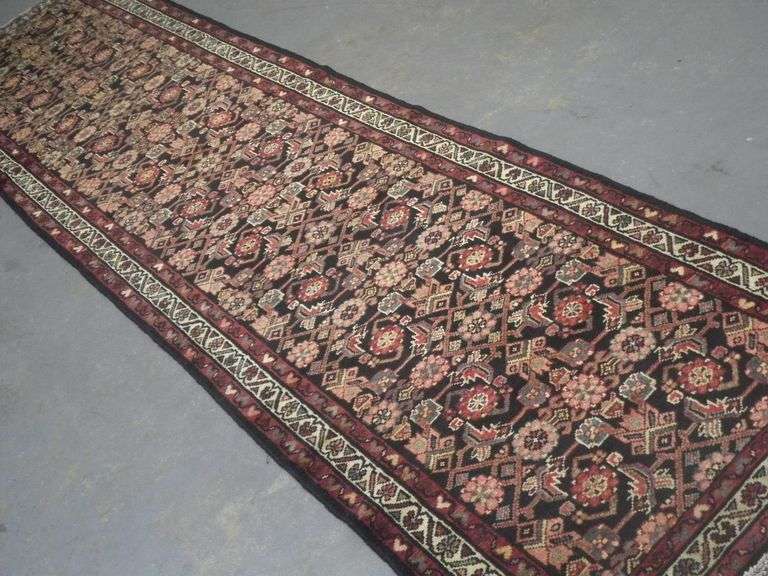 Handmade Persian Sarouk 2.11x11.2