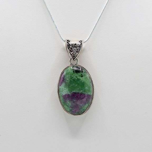 Wow! Natural 39.5 Ct Ruby Zoisite Pendant