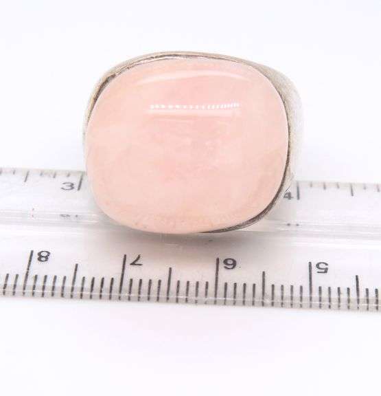 Sterling Silver Rose Quartz Ring