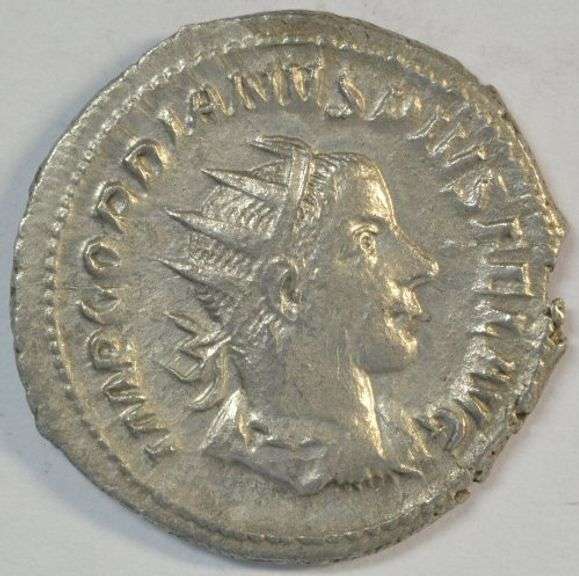 Lovely Near Mint Gordian III Roman Silver Piece, 238-244 AD