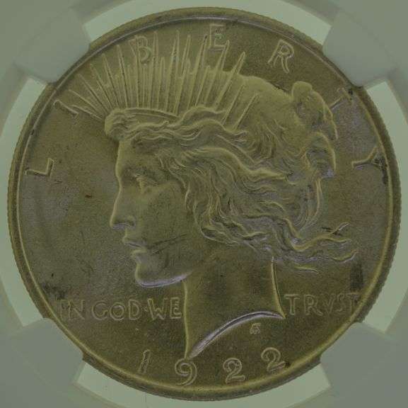 1922 Peace Silver Dollar $1 NGC MS64
