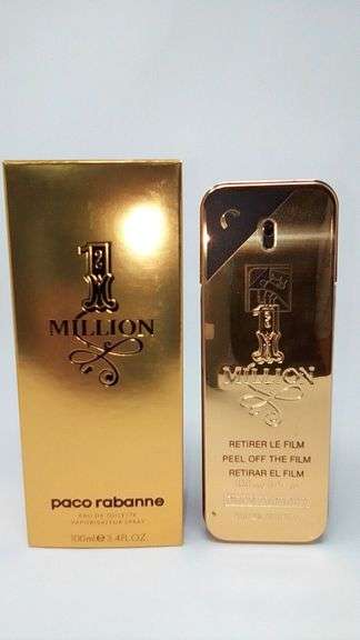 1 Million Cologne by Paco Rabanne 3.4 oz./ 100 ml. EDT Spray for Men. Brand New