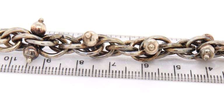 Vintage 925 Sterling Silver Twisted Bracelet
