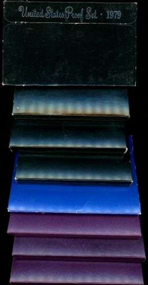 8 Different US Proof Sets: 1979-1988