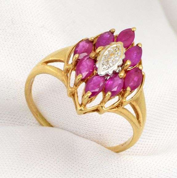 Estate Marquise Ruby Ring