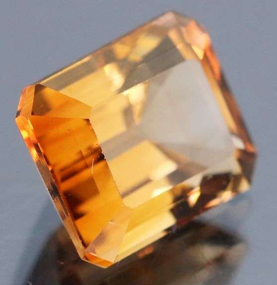 Lavish 7.42ct emerald cut Imperial Topaz