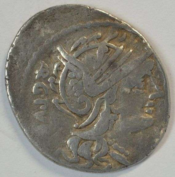 Scarce Roman Republic Silver Denarius of L Sentius C f, 101 BC