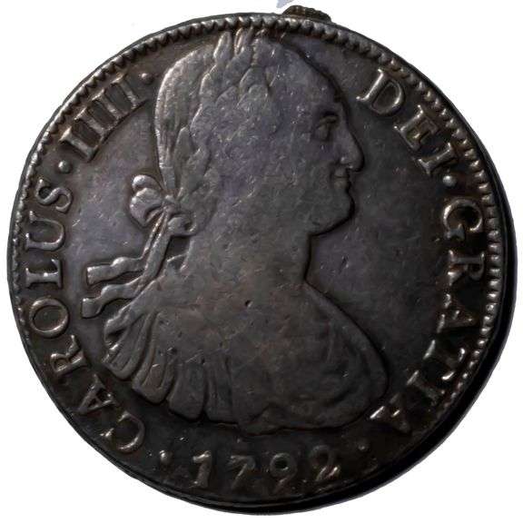 1792 8 Reales Mexico City