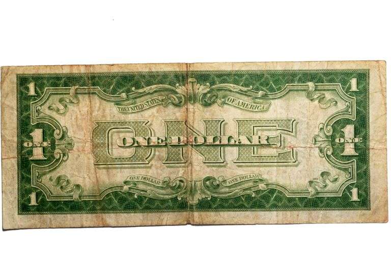 1928 A $1 Funnyback Silver Certificate