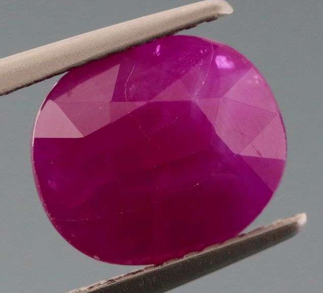 Large 4.37ct collectors violet pink Ruby