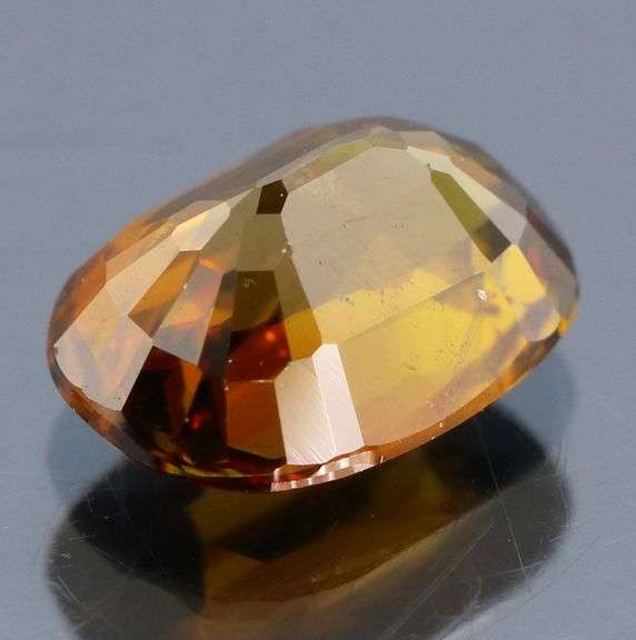 Sparkling 3.22ct rich orange Sphene