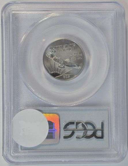 Near Perfect 2003 $25 pure Platinum Eagle. PCGS MS69