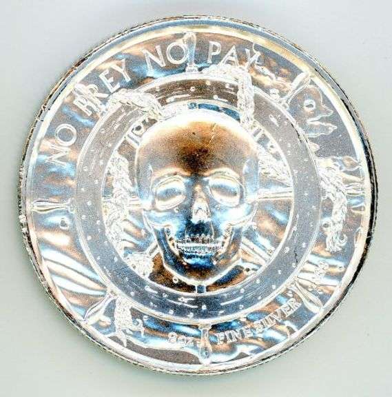 2 Ounce Privateer .999 Silver Round