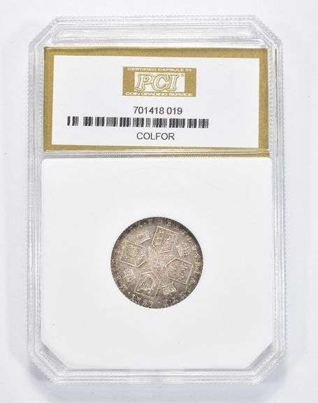 MS63 1787 Great Britain 6 Pence - Graded PCI