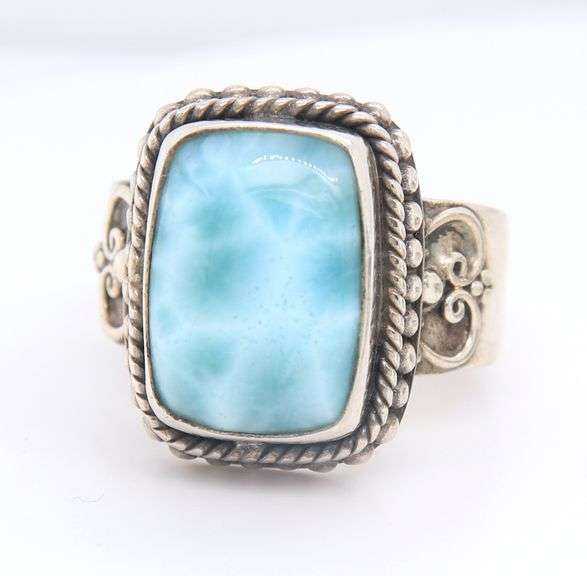Sterling Silver Ocean Jasper Rings Lot