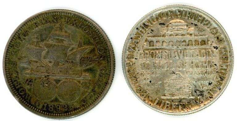 2 Different Silver Commemoratives: 1892 & 1946