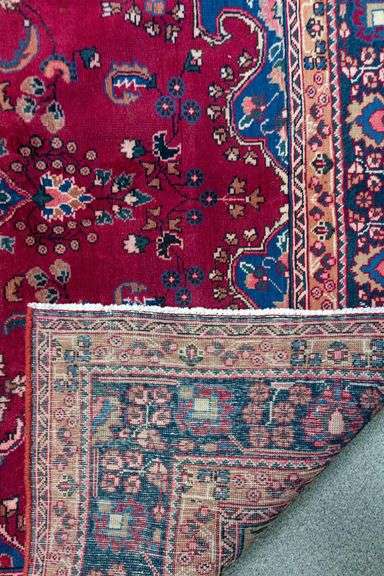 Handmade Persian Mashhad 9.2x6.6