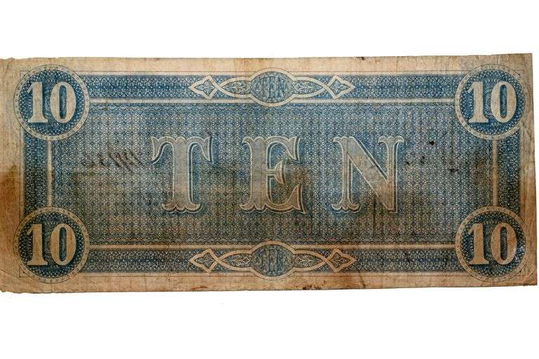 $10 CSA Feb 17 1864 Series Note