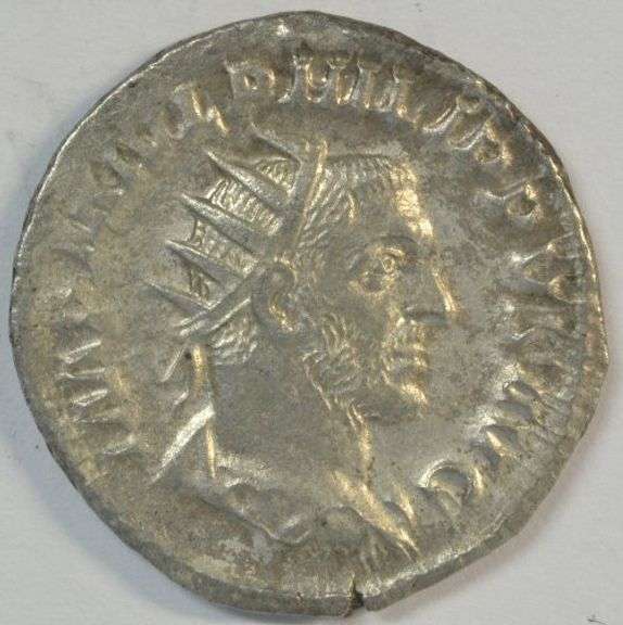 Great near Mint Philip I Roman Silver Piece, 244-249 AD