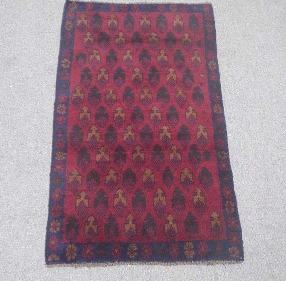 Handmade Persian Balouch 2.7x4.4