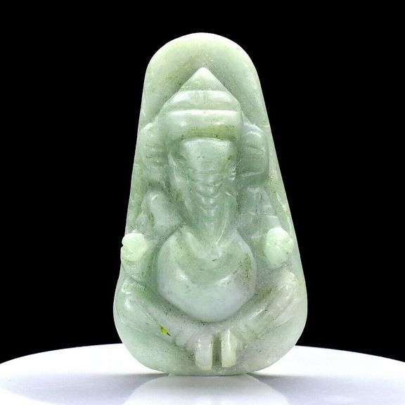 Spiritual 125.62ct Jade carving