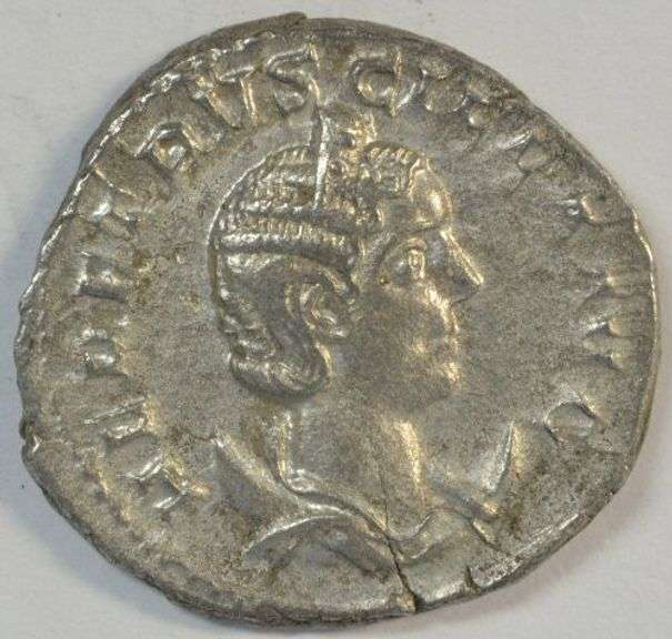 Near Mint Herennia Etruscilla Roman Silver Piece, 249-251 AD