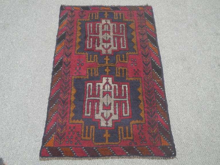 Handmade Persian Balouch 2.9x4.2