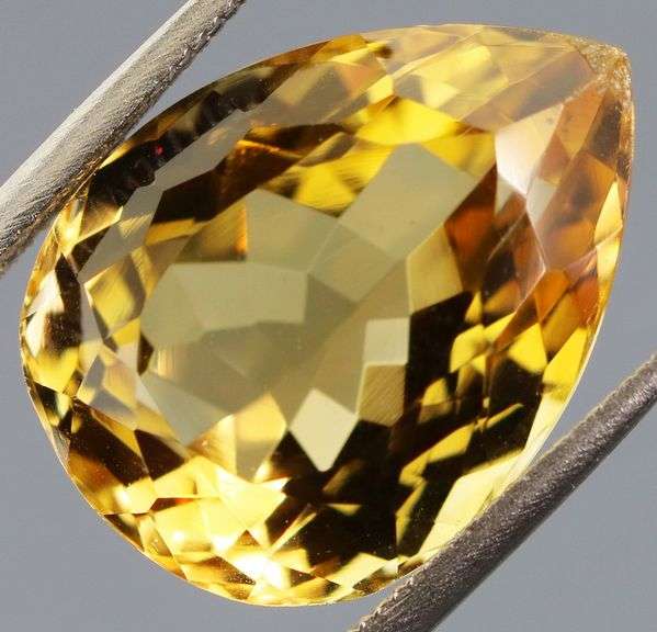 Vibrant! 9.32ct golden orange unheated Citrine