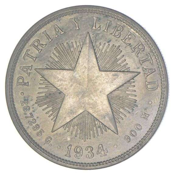 1934 Cuba 1 Peso