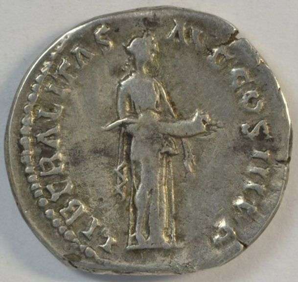 Scarce Emperor Hadrian Roman Silver Denarius, 117-138 AD