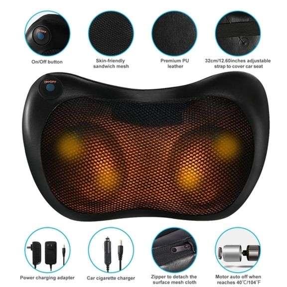 Neck Massage Pillow In-Car Thermotherapy