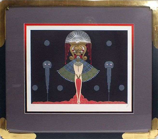 Very collectable original signed Erte