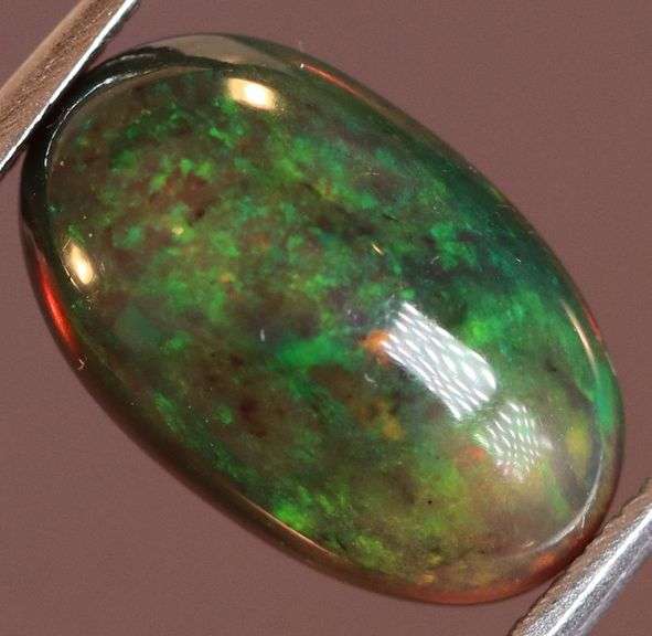 Exciting! 2.15ct floral fairy fire flashing Black Opal