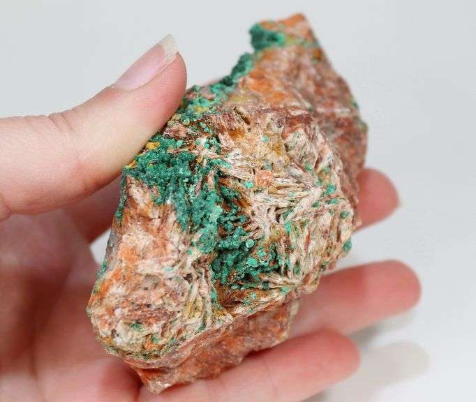 Incredible 1,615ct Brochantite and Baryte mineral