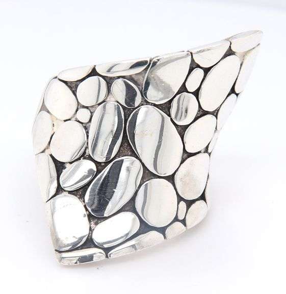 925 Sterling Silver John Hardy Pebble Ring