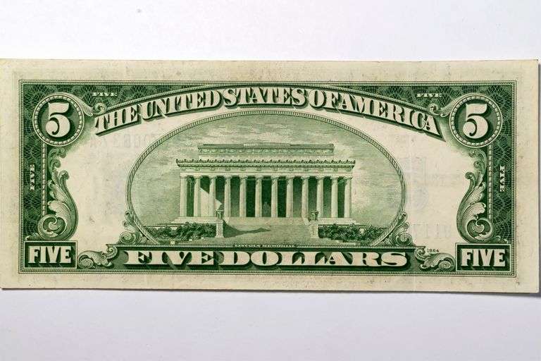 1934 D Faces Unc $5 Silver Certificate